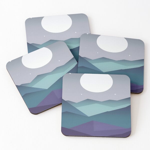 Item preview, Illustrated night pattern designed and sold by saly55887.