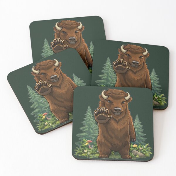 Item preview, Defend Wilderness Bison – Ancient Guardian of Nature designed and sold by Ivy-Triggs.