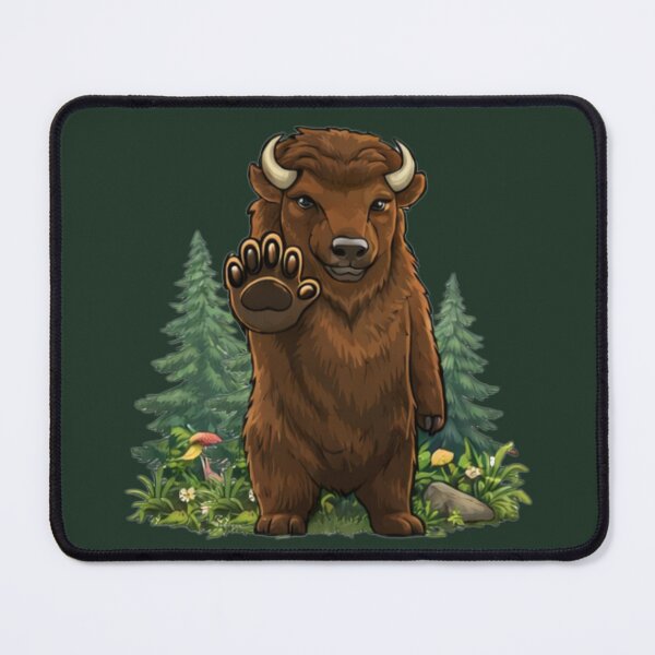 Item preview, Defend Wilderness Bison – Ancient Guardian of Nature designed and sold by Ivy-Triggs.