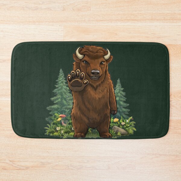 Item preview, Defend Wilderness Bison – Ancient Guardian of Nature designed and sold by Ivy-Triggs.