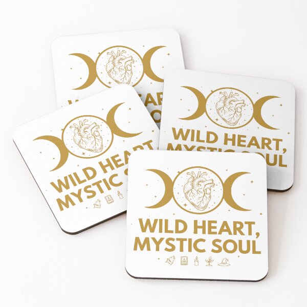 Item preview, Wild Heart Mystic Soul – Golden Anatomical Heart & Moon Art designed and sold by WildWeave.