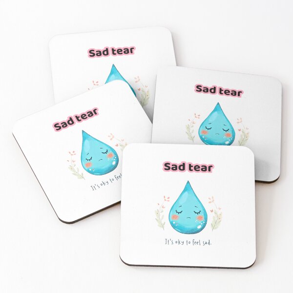 Item preview, Sad Tear – It’s Okay to Feel Sad | Big Feelings for Kids designed and sold by AME Kids Designs.