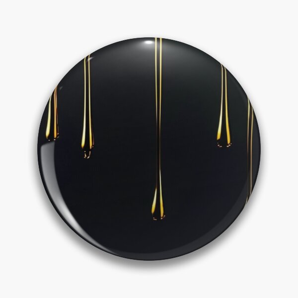 Item preview, Liquid gold pattern on a black background designed and sold by saly55887.