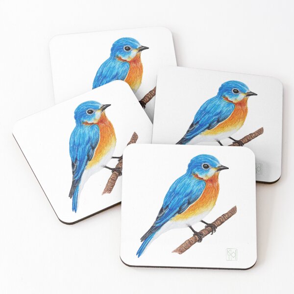 Item preview, Eastern Bluebird, Bluebird of Happiness in Colored  designed and sold by WillyMina.