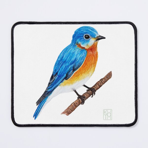 Item preview, Eastern Bluebird, Bluebird of Happiness in Colored  designed and sold by WillyMina.
