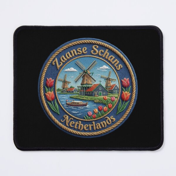 Item preview, Zaanse Schans, Netherlands – Windmills & Tulips designed and sold by Girih.