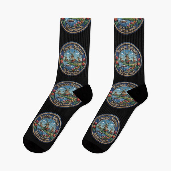 Item preview, Zaanse Schans, Netherlands – Windmills & Tulips designed and sold by Girih.