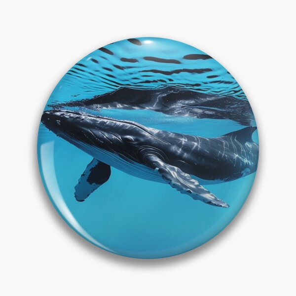 Item preview, A view of a whale in surreal, fantastical waters designed and sold by saly55887.