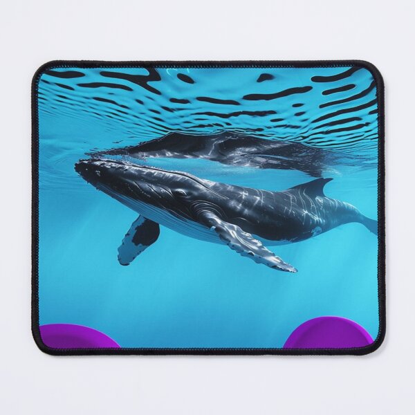 Item preview, A view of a whale in surreal, fantastical waters designed and sold by saly55887.