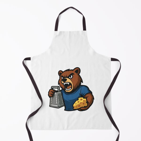 Item preview, Angry Bear Grating Cheese Grater Hater Funny designed and sold by Jokerstyle.