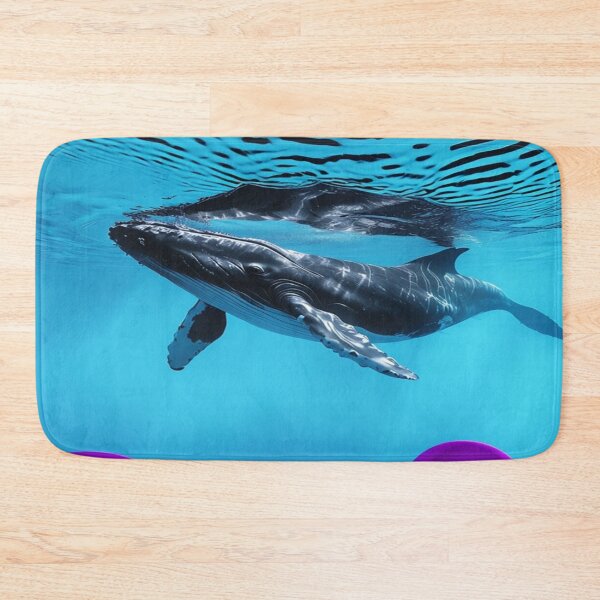 Item preview, A view of a whale in surreal, fantastical waters designed and sold by saly55887.
