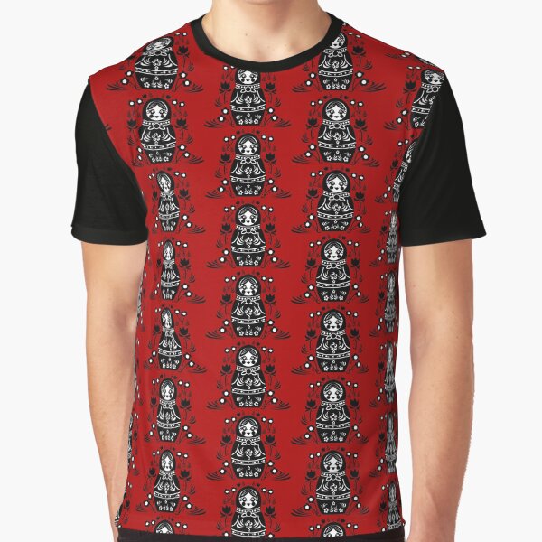 Item preview, Little Black & Red Matrjoschka russische Nesting Doll designed and sold by beerhamster.