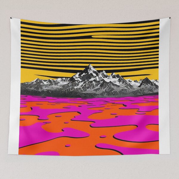 Item preview, Surreal mountain view designed and sold by saly55887.