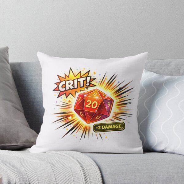 Item preview, Crit Critical Hit D20 Gaming Damage Dice designed and sold by jgvisualarts.