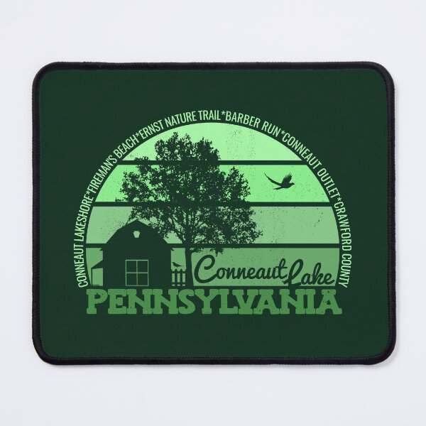 Item preview, Conneaut Lake Pennsylvania Sunset Retro Vintage Local Pride Logo designed and sold by CRHPOD20.