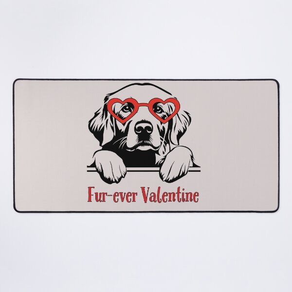 Item preview, RETRIEVER VALENTINE "FUR-EVER VELENTINE" designed and sold by BKDIGITALSHOP.
