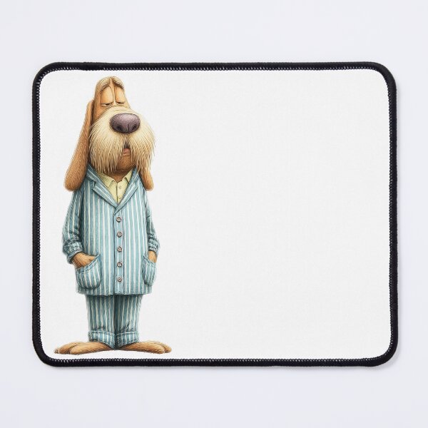 Item preview, Sleepy Dog in Pajamas – Cozy Tired Cartoon Character designed and sold by Jascha Ata.