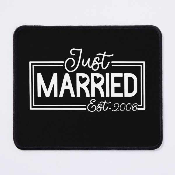 Item preview, Just Married 2026 Couple Newlywed Bride and Groom Wedding designed and sold by PrintItStudio.