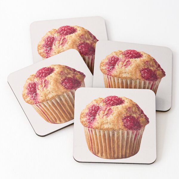 Item preview, Raspberry Whole Grain Muffin designed and sold by Violet Peonies.