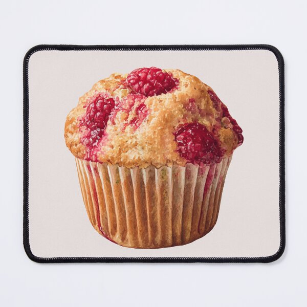 Item preview, Raspberry Whole Grain Muffin designed and sold by Violet Peonies.