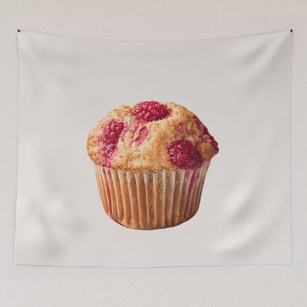 Item preview, Raspberry Whole Grain Muffin designed and sold by Violet Peonies.