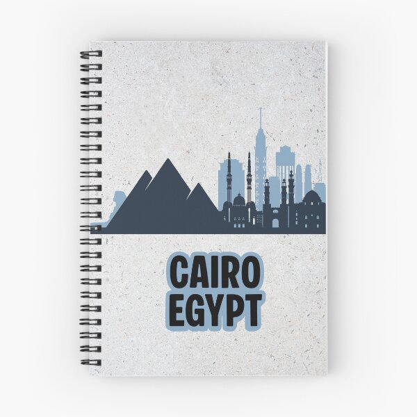 Item preview, Cairo Egypt Skyline with Pyramids – Minimal Travel City Silhouette Design designed and sold by Basma Store.