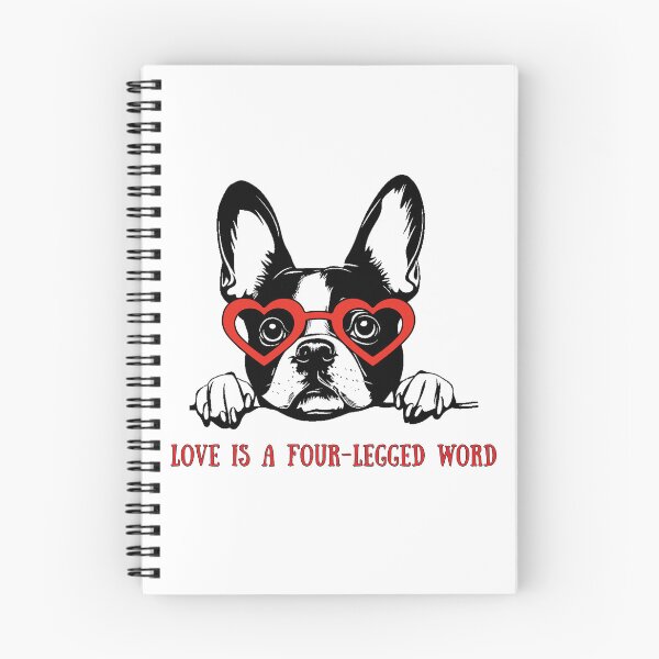 Item preview, FRENCH BULLDOG VALENTINE "LOVE IS A FOUR-LEGGED WORD" designed and sold by BKDIGITALSHOP.