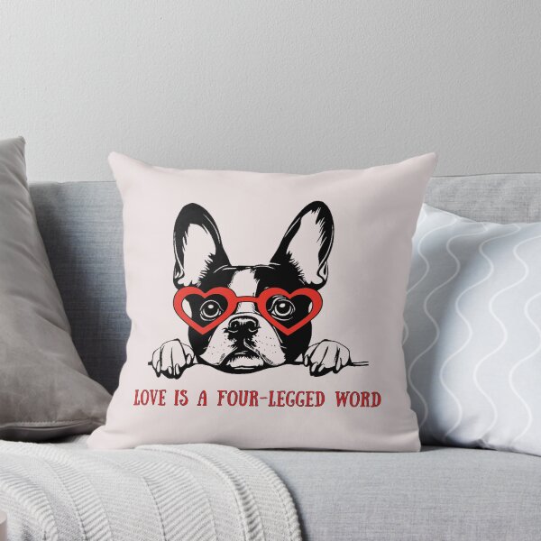 Item preview, FRENCH BULLDOG VALENTINE "LOVE IS A FOUR-LEGGED WORD" designed and sold by BKDIGITALSHOP.