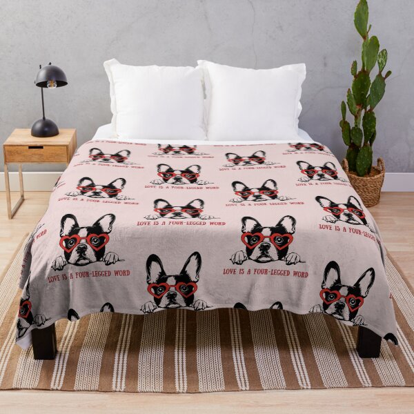Item preview, FRENCH BULLDOG VALENTINE "LOVE IS A FOUR-LEGGED WORD" designed and sold by BKDIGITALSHOP.