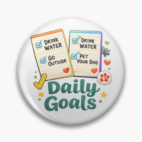 Item preview, Daily Goals Positive Habit  designed and sold by TrendlyStudio.
