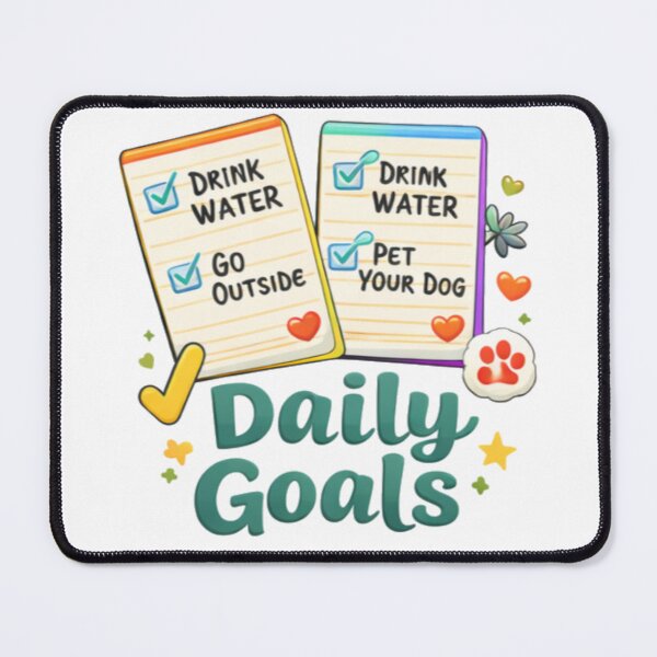 Item preview, Daily Goals Positive Habit  designed and sold by TrendlyStudio.