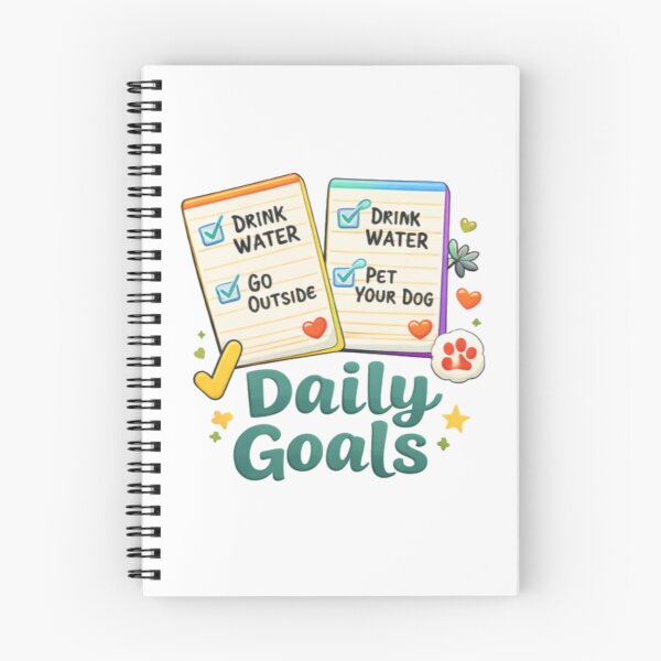 Item preview, Daily Goals Positive Habit  designed and sold by TrendlyStudio.