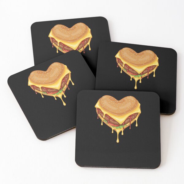 Item preview, Heart Burgers Fast Food Lover designed and sold by salmzouriart.