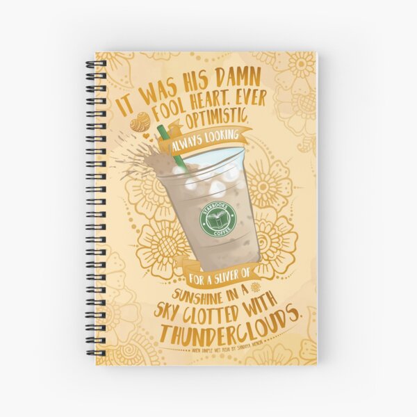 "It Was His Damn Fool Heart..." | When Dimple Met Rishi Spiral Notebook