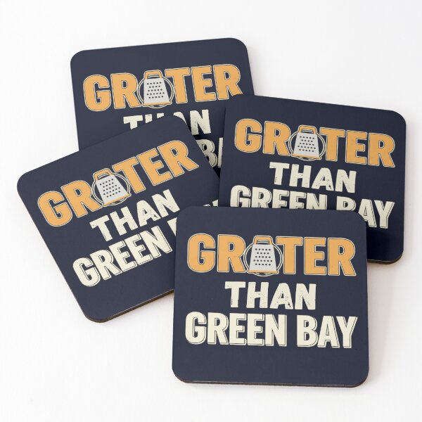 Item preview, Grater Than Green Bay Pun - Funny Cheese Grater Regional Humor designed and sold by axiksa10.