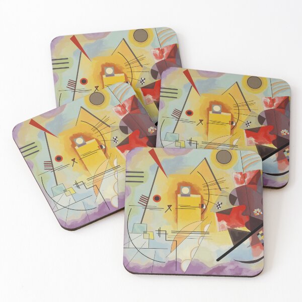 Item preview, Kandinsky Cat, kitten in abstract art designed and sold by Donkuroneko.