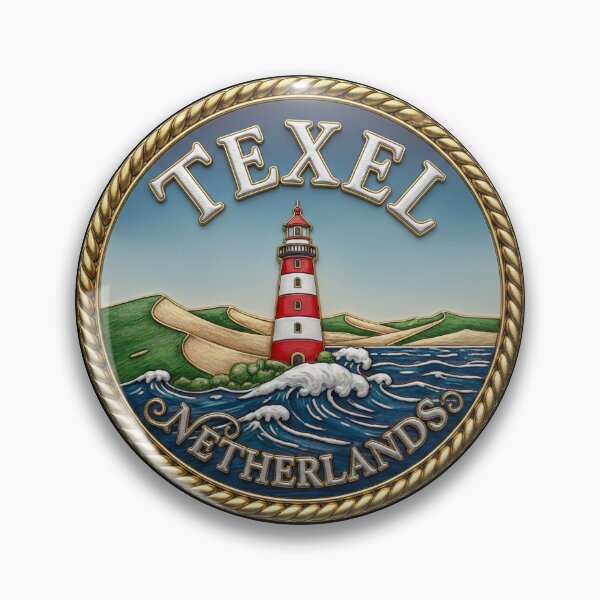 Artikelvorschau, Texel, Niederlande – Leuchtturm & Dünenlandschaft entworfen und verkauft von Girih.