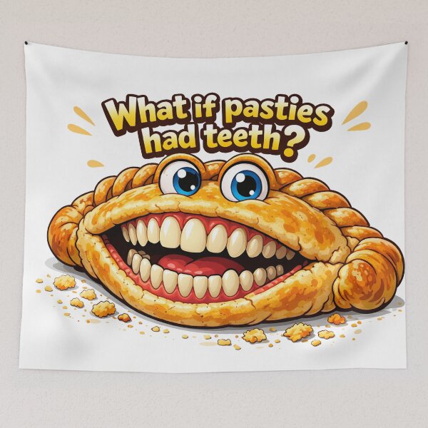 Item preview, What if Pasties had Teeth  designed and sold by hawkie.