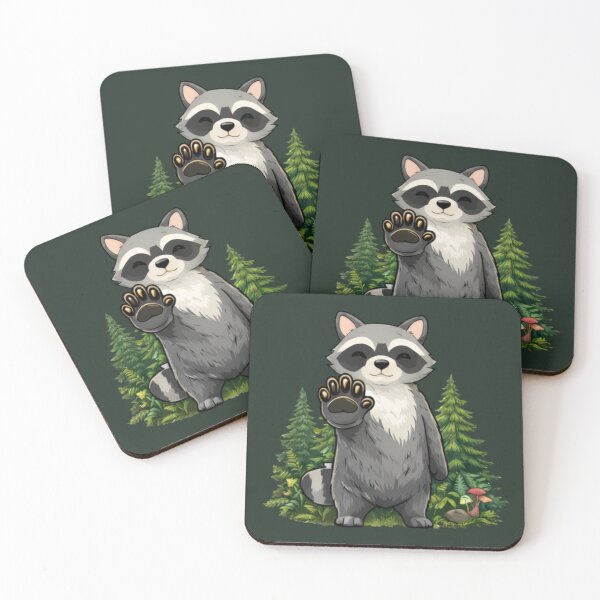 Item preview, Defend Wilderness Raccoon – Small Guardian of Nature designed and sold by Ivy-Triggs.