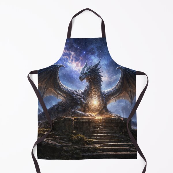 Item preview, Ancient Star Dragon – Epic Dark Fantasy Guardian designed and sold by DrakariArt.