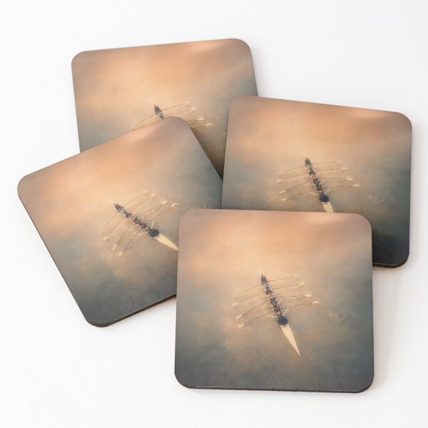 Item preview, Top Down Rowing Crew on Calm Water designed and sold by Michael van der Hoorn.