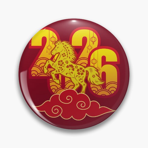 Item preview, Chinese Flowered Stallion 2026 designed and sold by joztees.