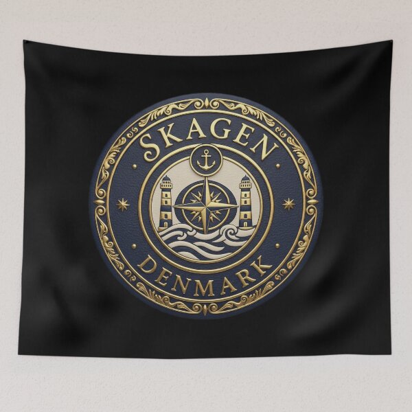 Item preview, Skagen, Denmark – Compass & Coastal Coat of Arms designed and sold by Girih.