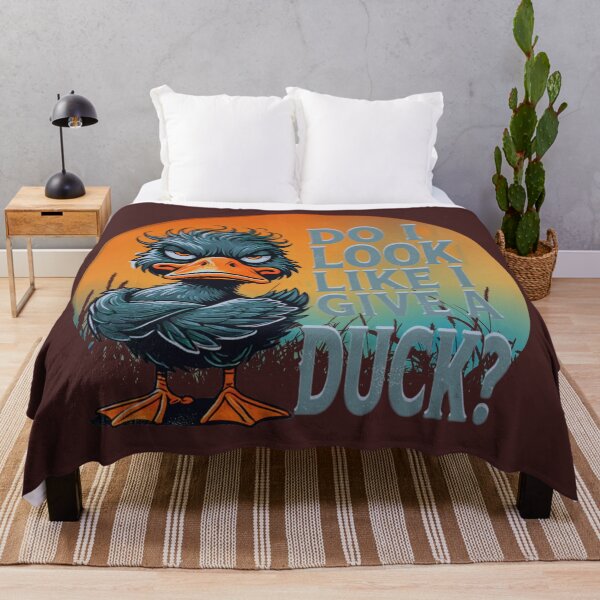 Item preview, Do I Look Like I Give a Duck? – Sarcastic Duck Illustration designed and sold by Szpaku desart .