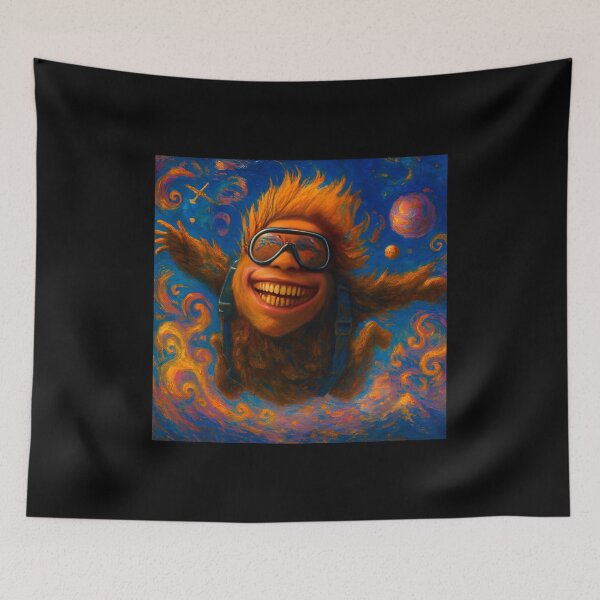 Item preview, Freefall Bigfoot – Surreal Sasquatch Skydiving Adventure designed and sold by WilderRoads.