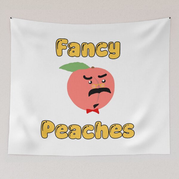 Item preview, Fancy Peaches! Cute Fruity Design designed and sold by SockhopSkunk.