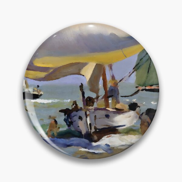 Item preview, Joaquin Sorolla - Boats on the Shore designed and sold by Jon-Baran.