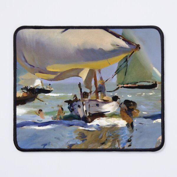 Item preview, Joaquin Sorolla - Boats on the Shore designed and sold by Jon-Baran.