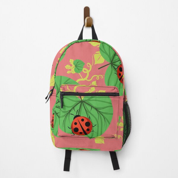 Item preview, Cute Little Ladybugs on Leaves - Whimsical Garden Nursery Pattern designed and sold by DesignsVault.