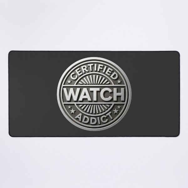 Item preview, Certified Watch Addict – Vintage Horology Badge Design designed and sold by WatchesAndMore.